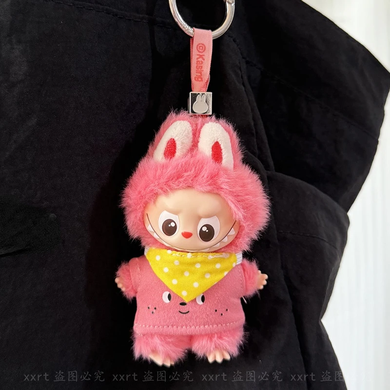 第4世代 ミニラブブ ピンフォーラブシリーズ：ビニールドール用おもしろ顔付きビブ＆トップセット、遊び心のある着せ替え服のみ