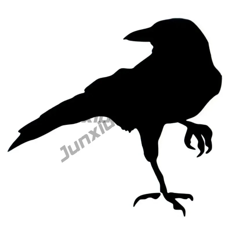Car Stickers Personalized Stickers Black Crow Car Decoration Waterproof and Sunscreen PVC