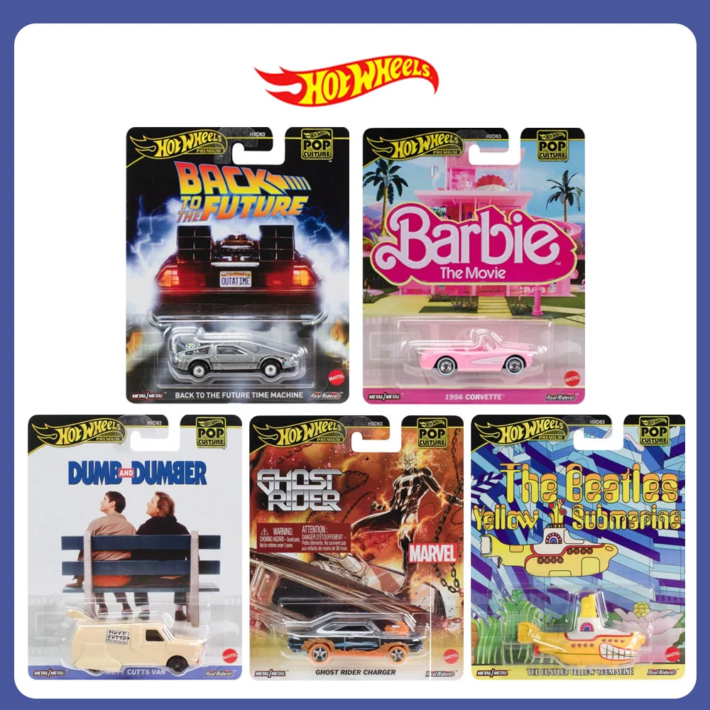 

Mattel Hot Wheels Поп-культура/заключение Ghost Rider Corvette Time Machine Mutt Cutts Подводная лодка Коллекционный литой автомобиль