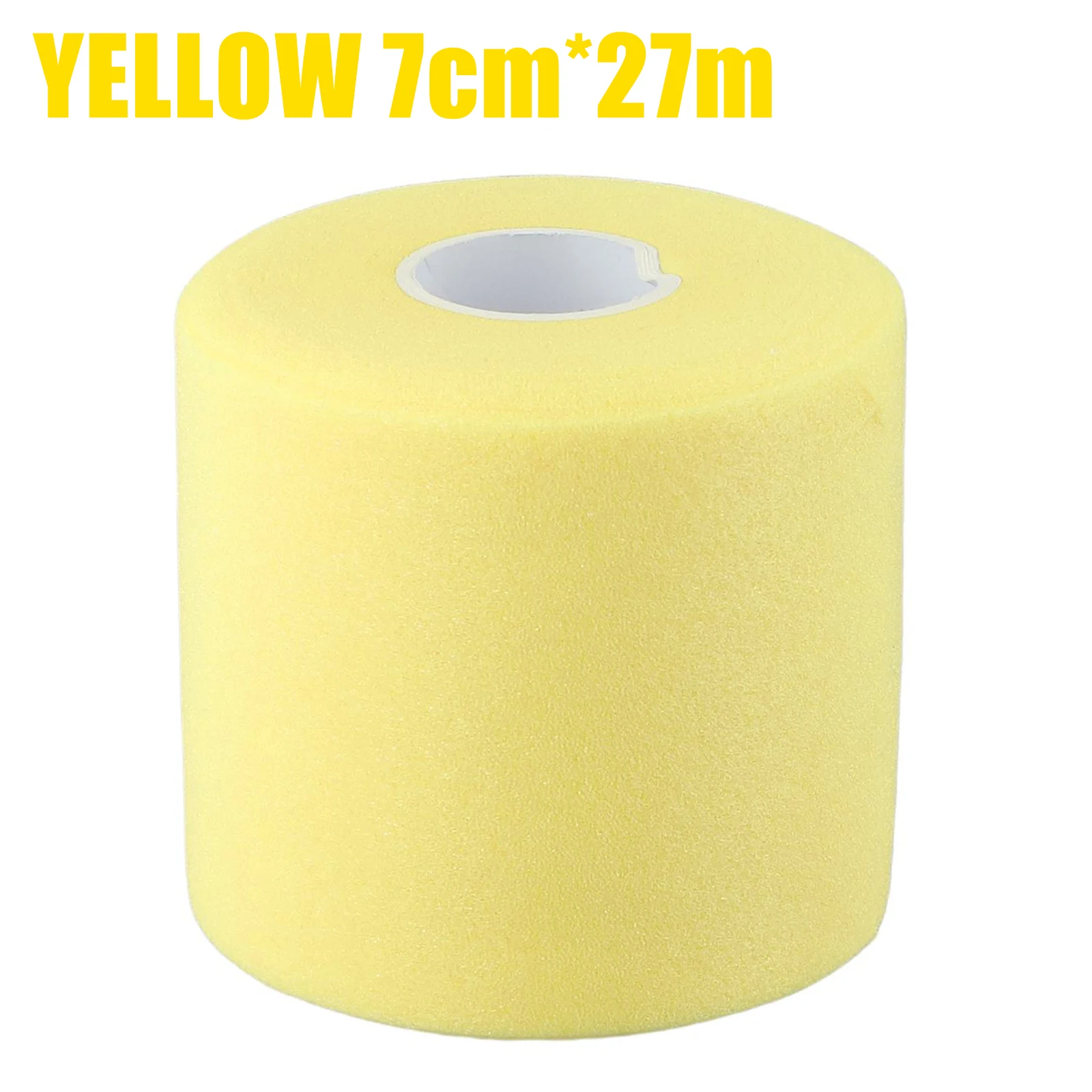 Athletic Elastic Tapes 1 Roll Of 7CM*27M Badminton Racket Bandage Buffer Film White/Blue/Yellow 2022 New High Quality