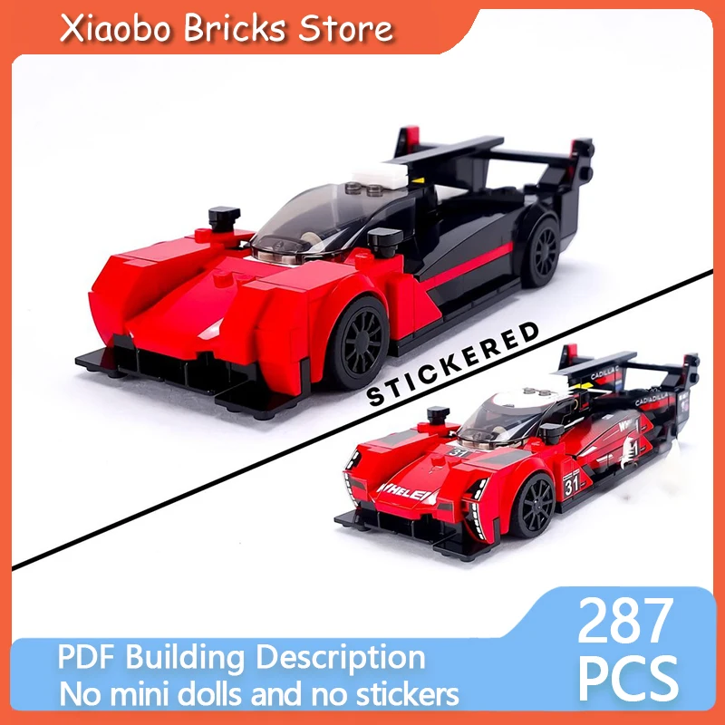 

City Car Speed Championer Model MOC Building Bricks V Sportscar Modular Technology Gifts Holiday Assemble Children Toys Suit