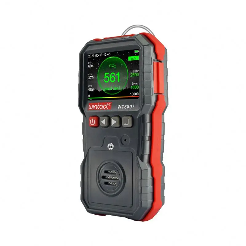 Portable NDIR Infrared Flue Gas Analyzer for CO CO2 O2 SO2 NO2 NO Gas Detector with cheap price