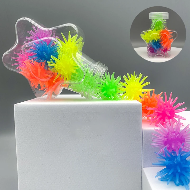 12 Pieces Window Crawler Balls Rolling Sticky Wall Ball Climbers Stress Balls Sticky Stretchy Wall Ball