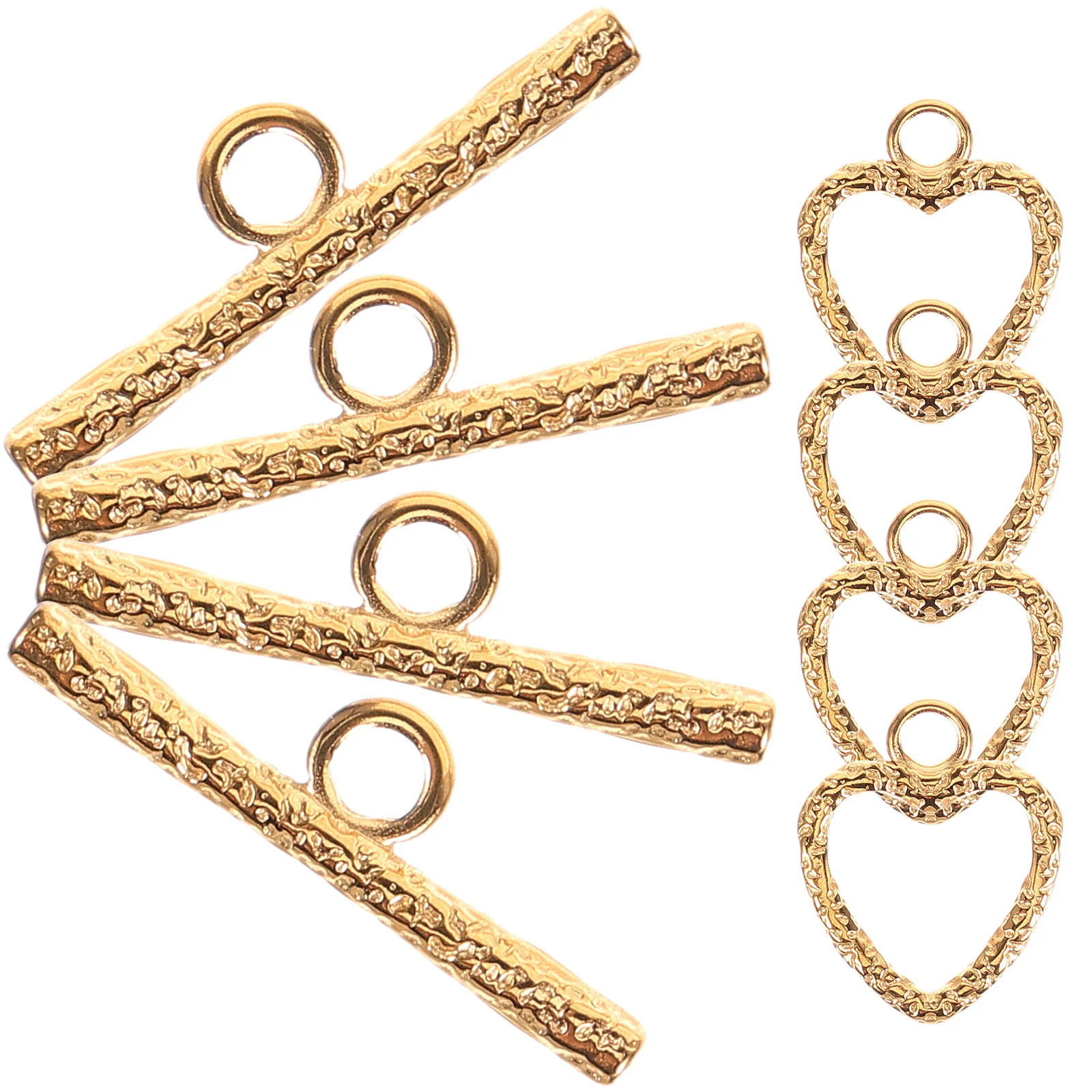 

2 комплекта разъемов для ювелирных изделий, пряжки из нержавеющей стали для браслетов и ожерелий, прочные, устойчивые к выцветанию принадлежности для самостоятельного изготовления