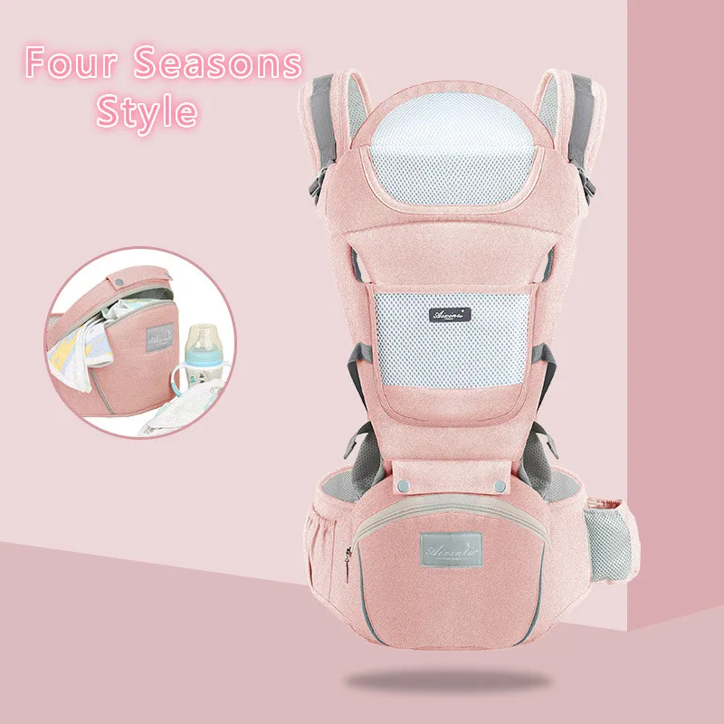 Ergonomische Babytrage für Kleinkinder, Hipseat-Trage, nach vorne gerichtet, ergonomische Känguru-Babytragetuch für Babyreisen
