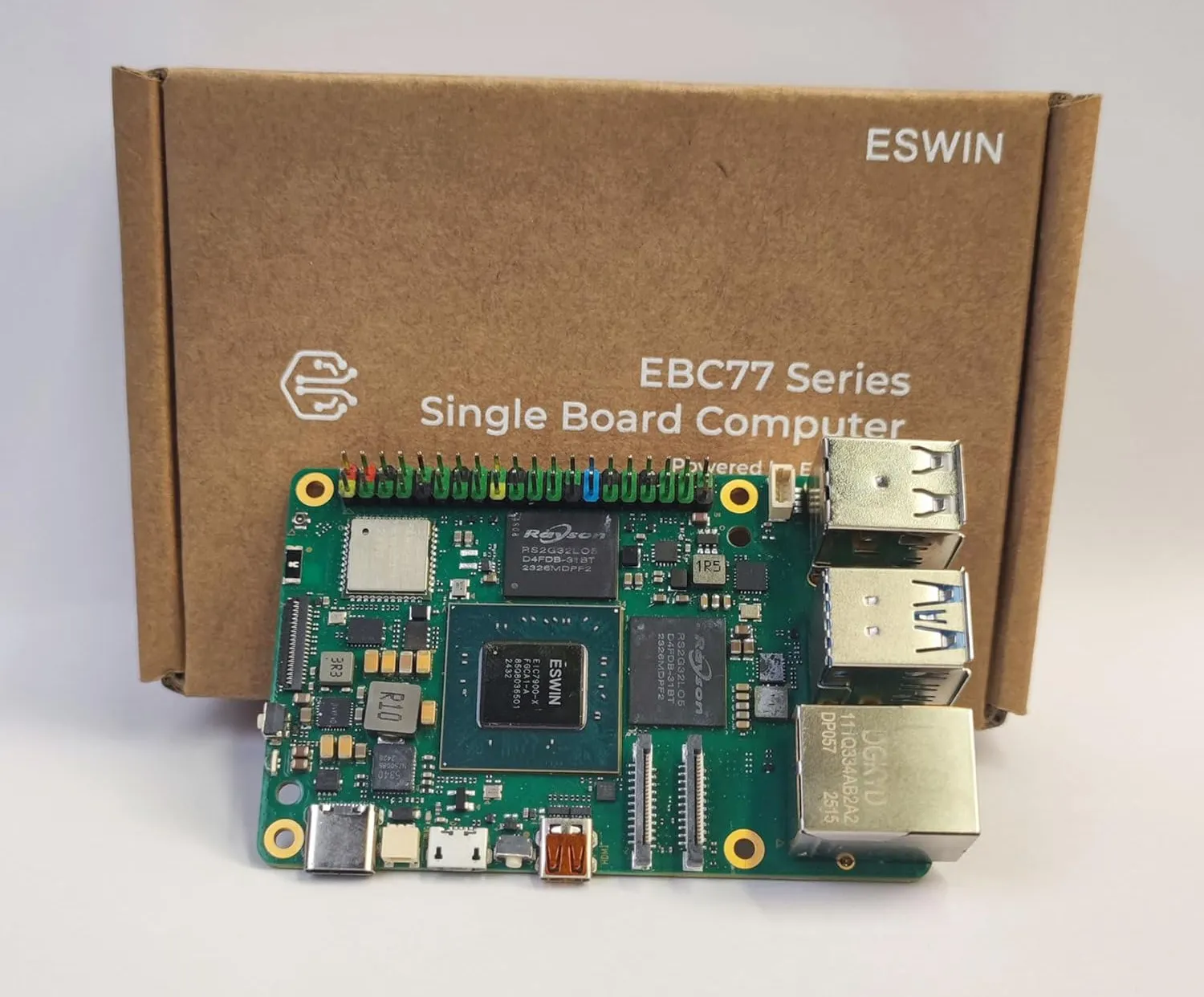 Chipboard Eswin Ebc77 Risc-v Sbc Canonical And Eswin Announces With Ubuntu 24.04 Support