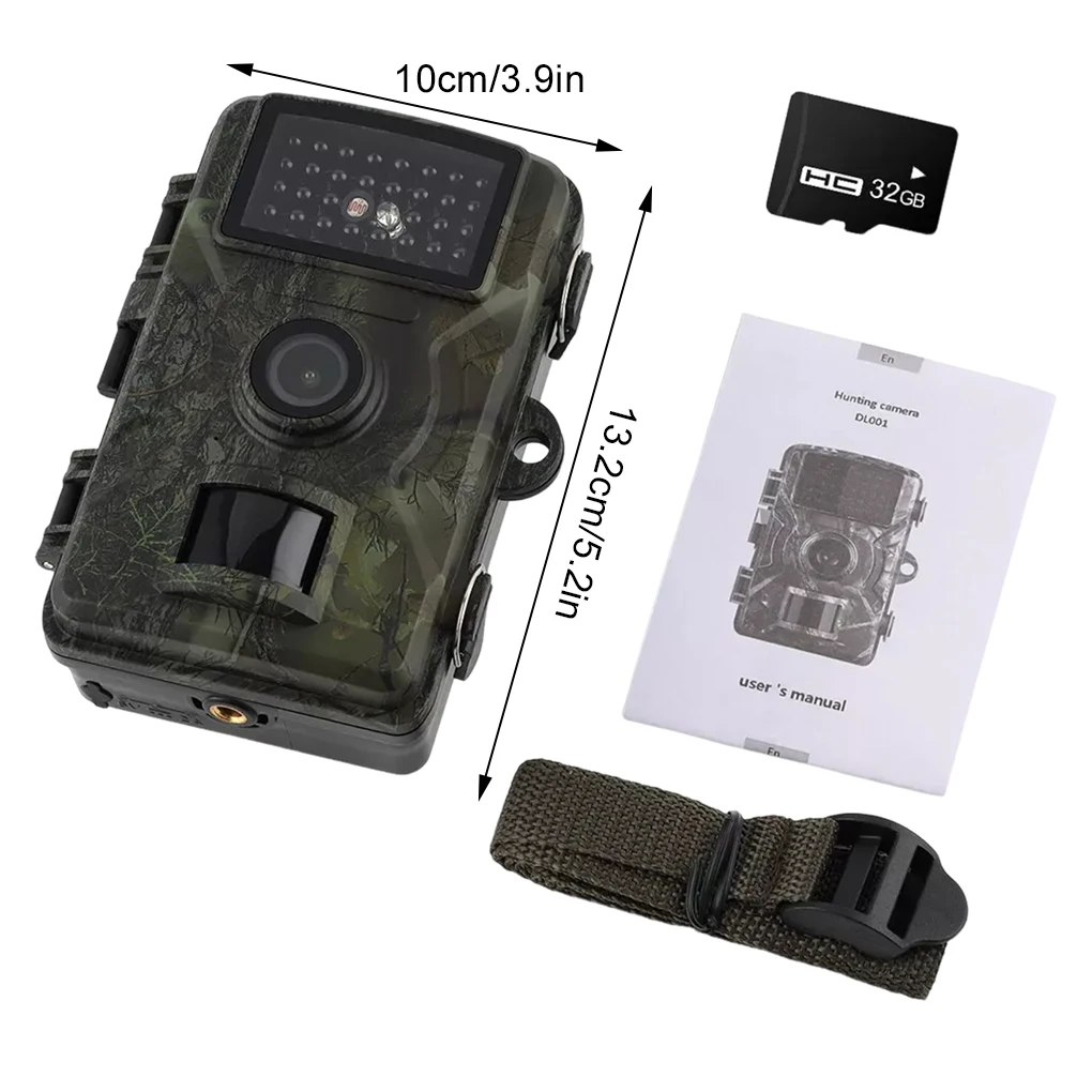 Caméras de chasse 16MP 1080P avec Vision nocturne infrarouge 940nm, caméra sauvage étanche pour la surveillance et la repérage de la faune