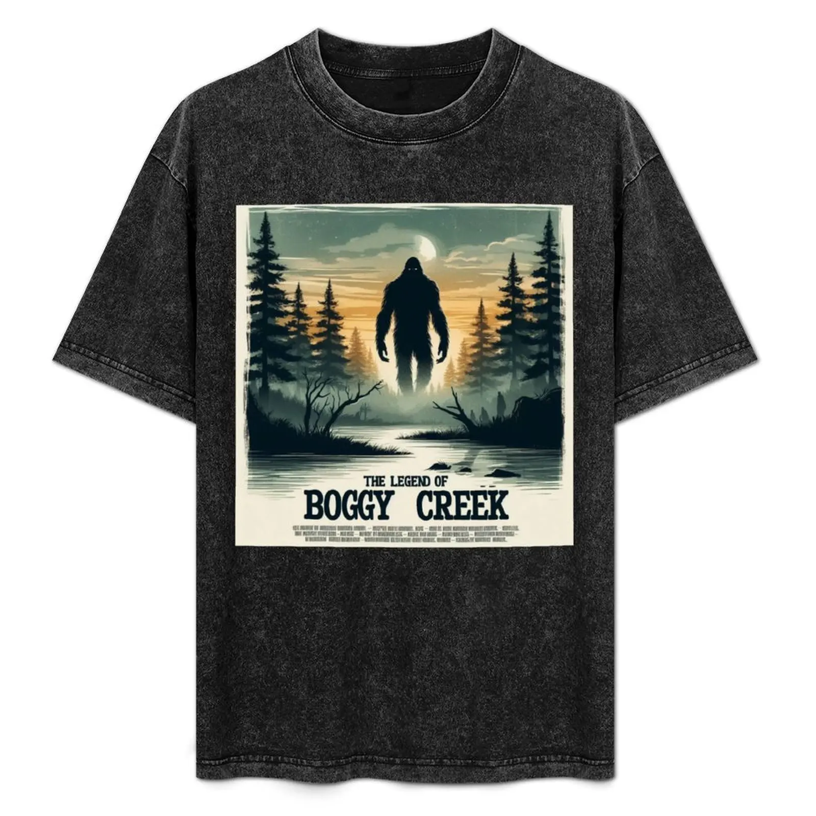 

The legend of boggy Creek T-Shirt Work Wear Simple Tee Shirt