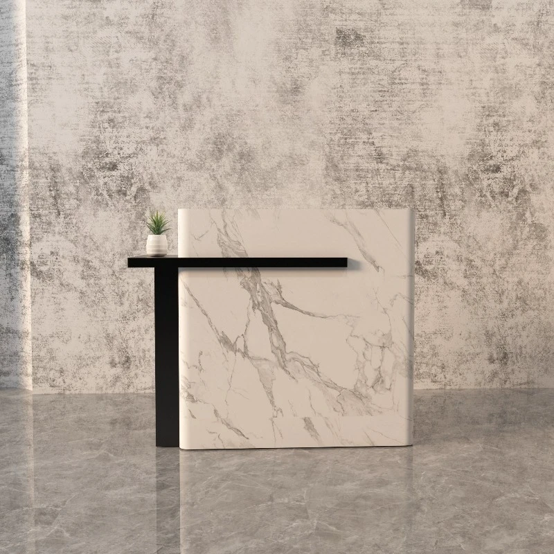 Fashion Accent Cash Register Reception Desks Welcome Checkout Reception Desks High Quality Industrial Scrivania Office Furniture