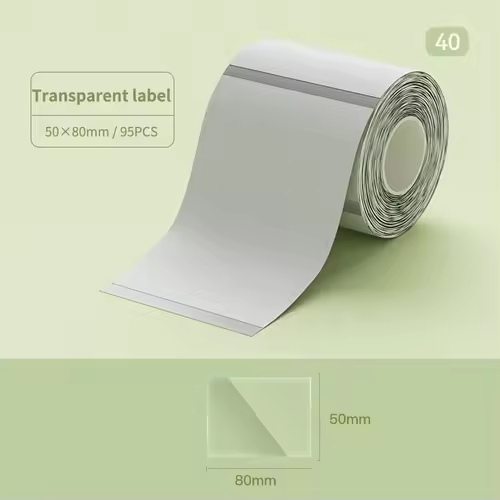 Niimbot B21/B1/B3S Thermal Label Sticker Paper Printable White 20-50mm Width Clothing Tag Commodity Price Food Self-Adhesive - Image 11