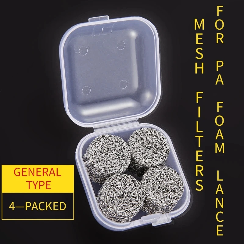 Car Wash Accessory For Foam Generation Mesh Filters For Pressure Washer Foam Lance Stainless Steel High Density Foam Tablet