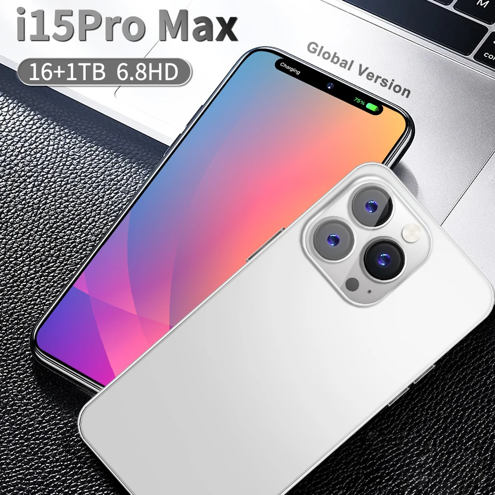 

2024 New I15promax Mobile Phones Smartphone 5G 6.8 Inch Cell Phone 7000mAh Cell Phone Unlocked Cellphones Android Celulares