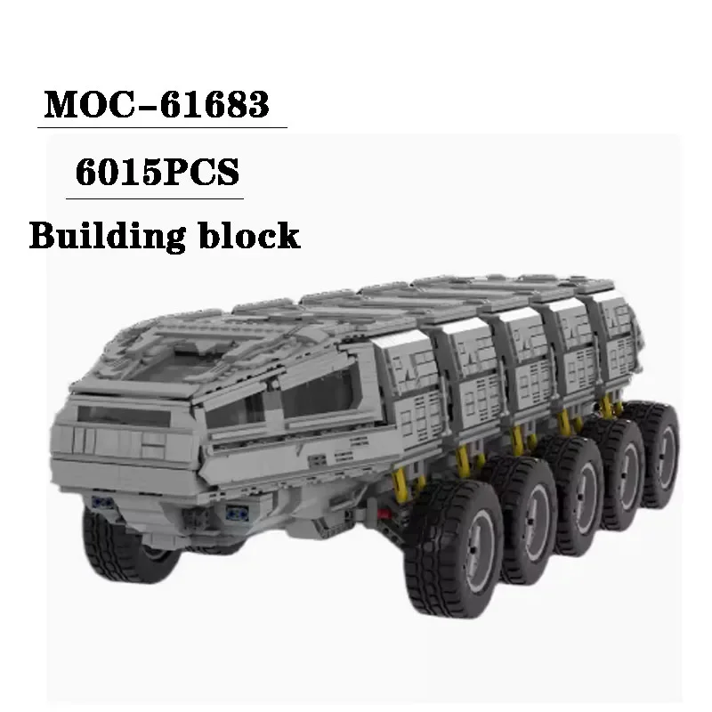 

Building Block MOC-61683 Personnel Transport Vehicle Model Assembly 6015PCS Adult and Child Puzzle Birthday Christmas Toy Gift