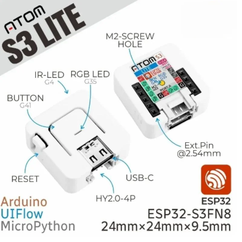 M5stack offizielles atoms3 lite esp32s3 dev kit