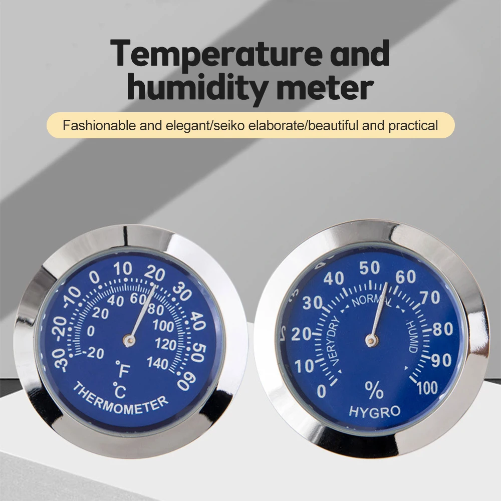 Kryty Higrometr Zewnętrzny Termometr Wilgotność Wskaźnik Temperatury Monitor Wilgotności Analogowy Higrometr