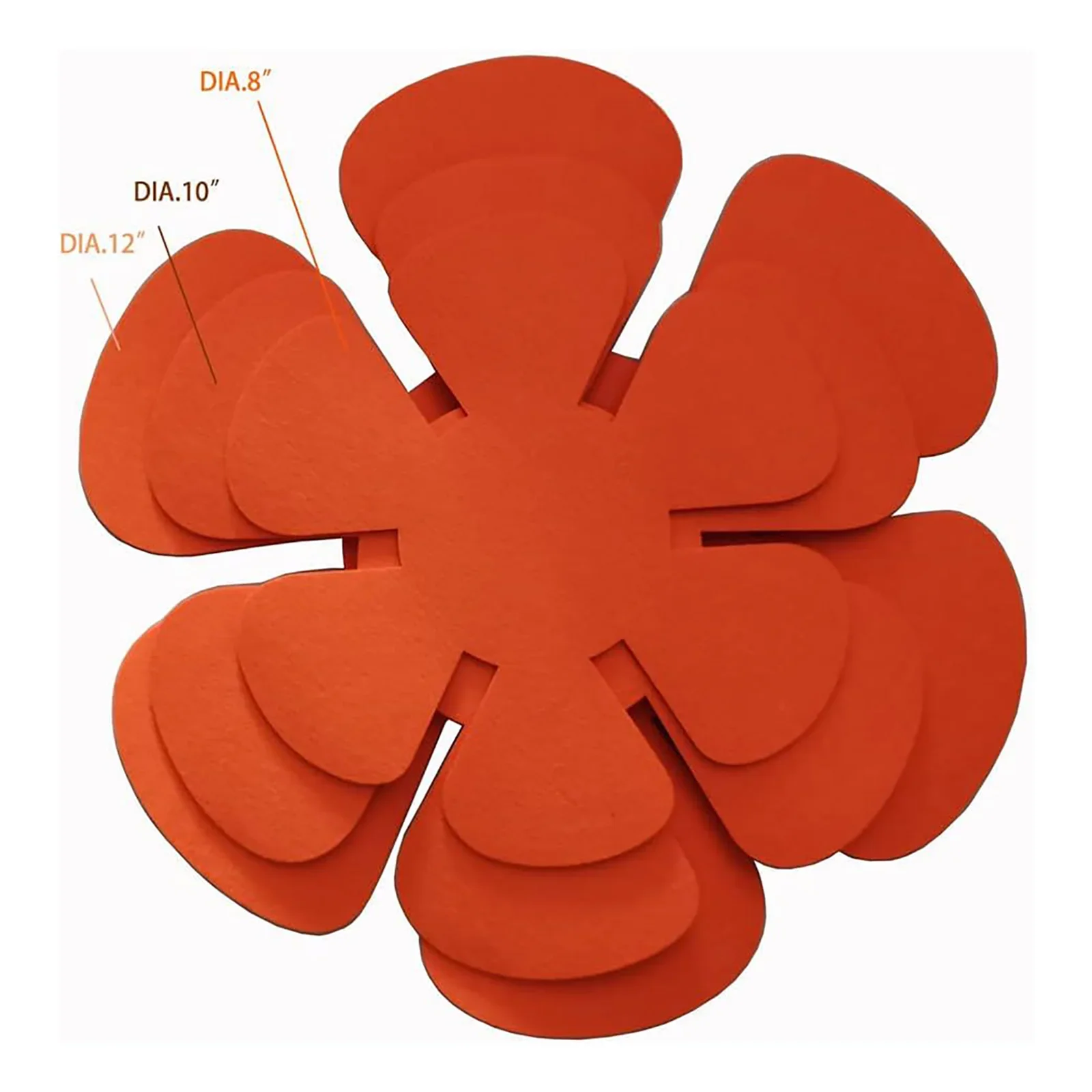 12pc Felt Pad Pot Pan Protector Anti Scratch Non Woven Fabric Pot Pad Special Non Stick Pot Protection Pad Heat Insulation Pad