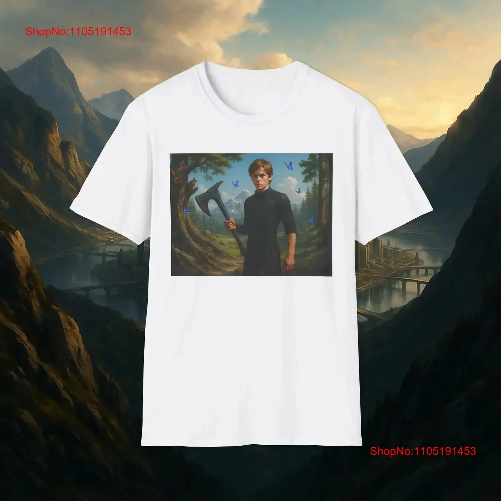 

Sunrise on the Reaping Young Hamich Hunger Games Softstyle T Shirt vintage Washed Comfortable designer clothes Stretched