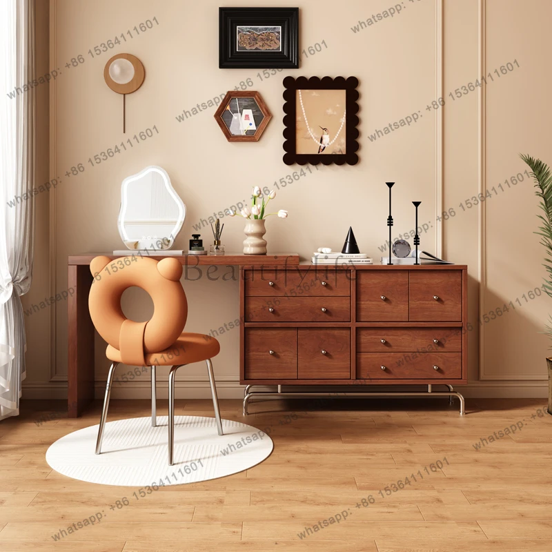 dresser bedroom antique new retro chest integrated makeup master bedroom storage cabinet small household makeup table