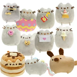 Pusheen-figuras de dibujos animados para niños, juguetes Kawaii de 15cm, galletas, Donut, gatos de arcoíris, regalos de cumpleaños y Navidad, decoración de la habitación