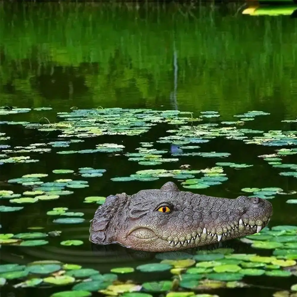

Garden Pond Floating Alligator Float Alligator For Scare Goose,predator,heron,duck Control,pool,garden C5o6