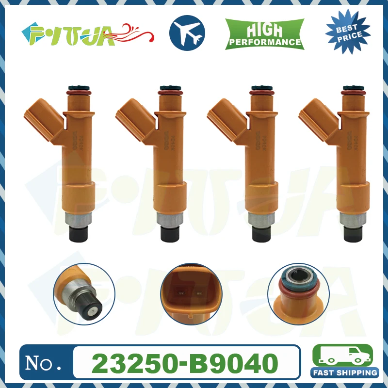 

4pcs High quality fuel injectors 23209-B9040 23250-B9040 for Toyota Lexus Petrol Rush 1.5L 3SZ 2008~2009 Car
