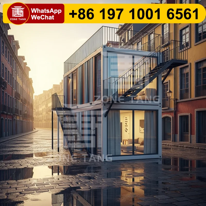

Personal Office Fashion Easily Movable Flat Pack Home Bungalow Home Container House For Sale Anti Rust Repairable Mobile Home