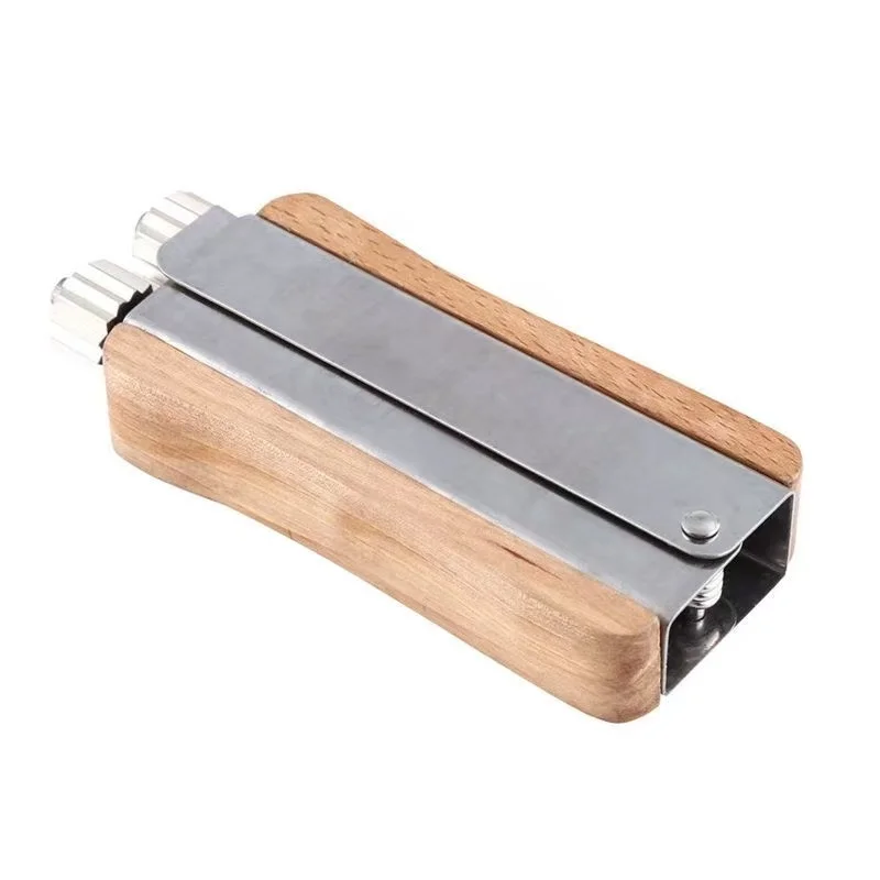 5pcs Wooden Handle Beehive Frame Wire Tightener Stainless Steel Beekeeping Wire Crimper Durable Bee Hive Tensioning Tool