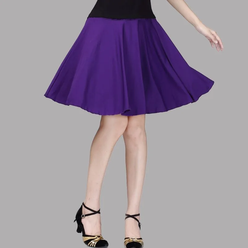 Ladies Fashion Slim Simplicity Solid Color Summer New Stylev Korean Version Skirt Sports Running Trend High Waist A-line Skirt