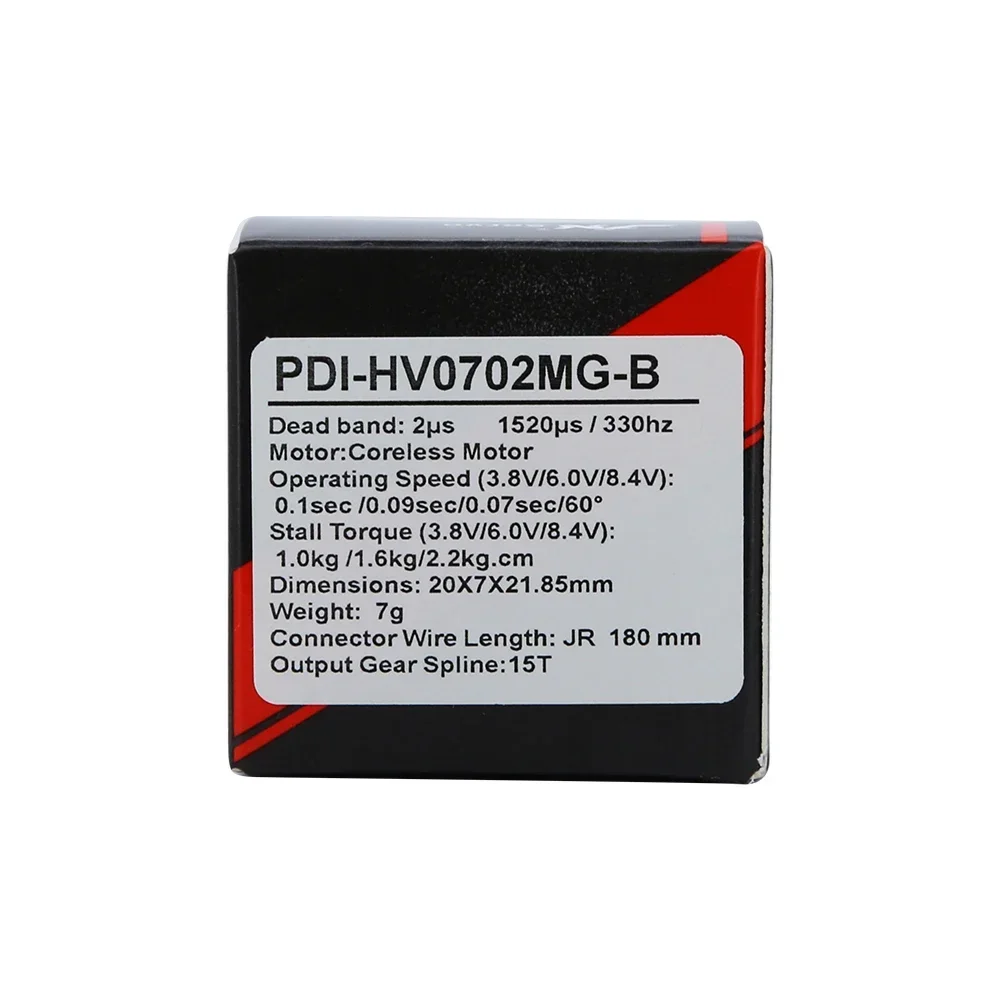 JX PDI-HV0702MG-B 7g ميتال جير رقمي صغير الجناح سيرفو Coreless سيرفو لثابتة الجناح FPV مروحية لعبة بدون طيار طائرة RC نماذج