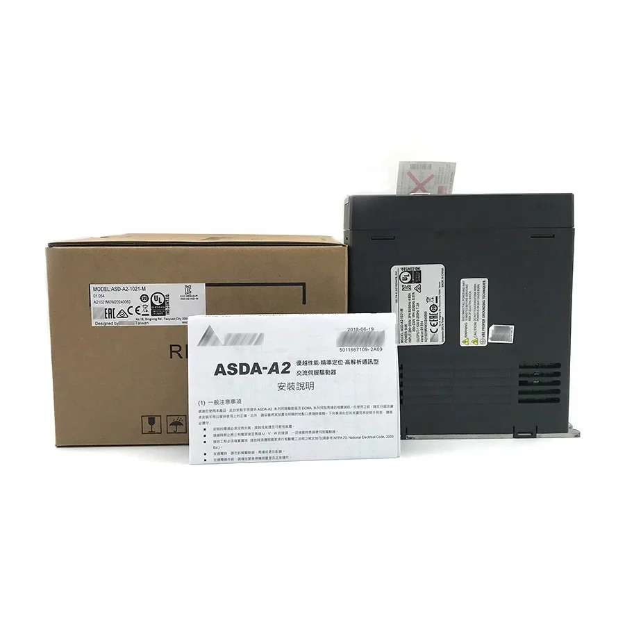 Hot Sale New Frequency Converter Control logic Servo Motor Drive Delta Servo Drive ASDA-A2 series 1KW ASD-A2-1021-M