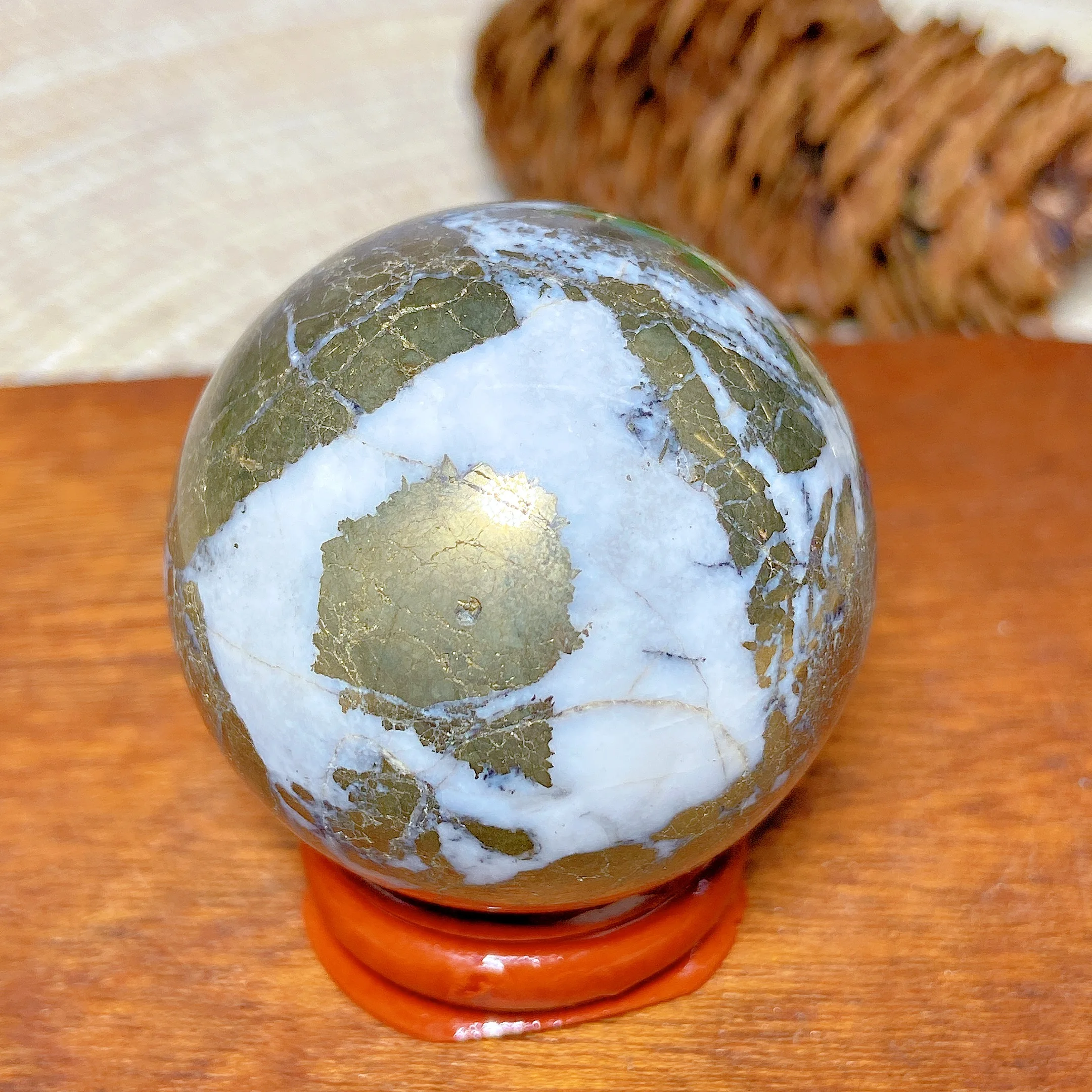 Natural Crystals Pyrite Sphere Ball Polished Healing Mineral Energy Stone Reiki Home Decorations Gift Ore Crafts Desk