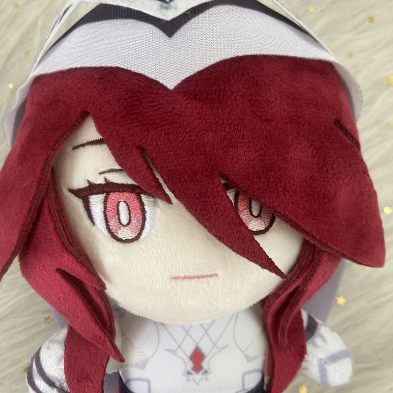 20cm Anime Genshin Impact Rosaria Cosplay Plush Doll Toy Character Cute Soft Stuffed Pillow Christmas Halloween Gift