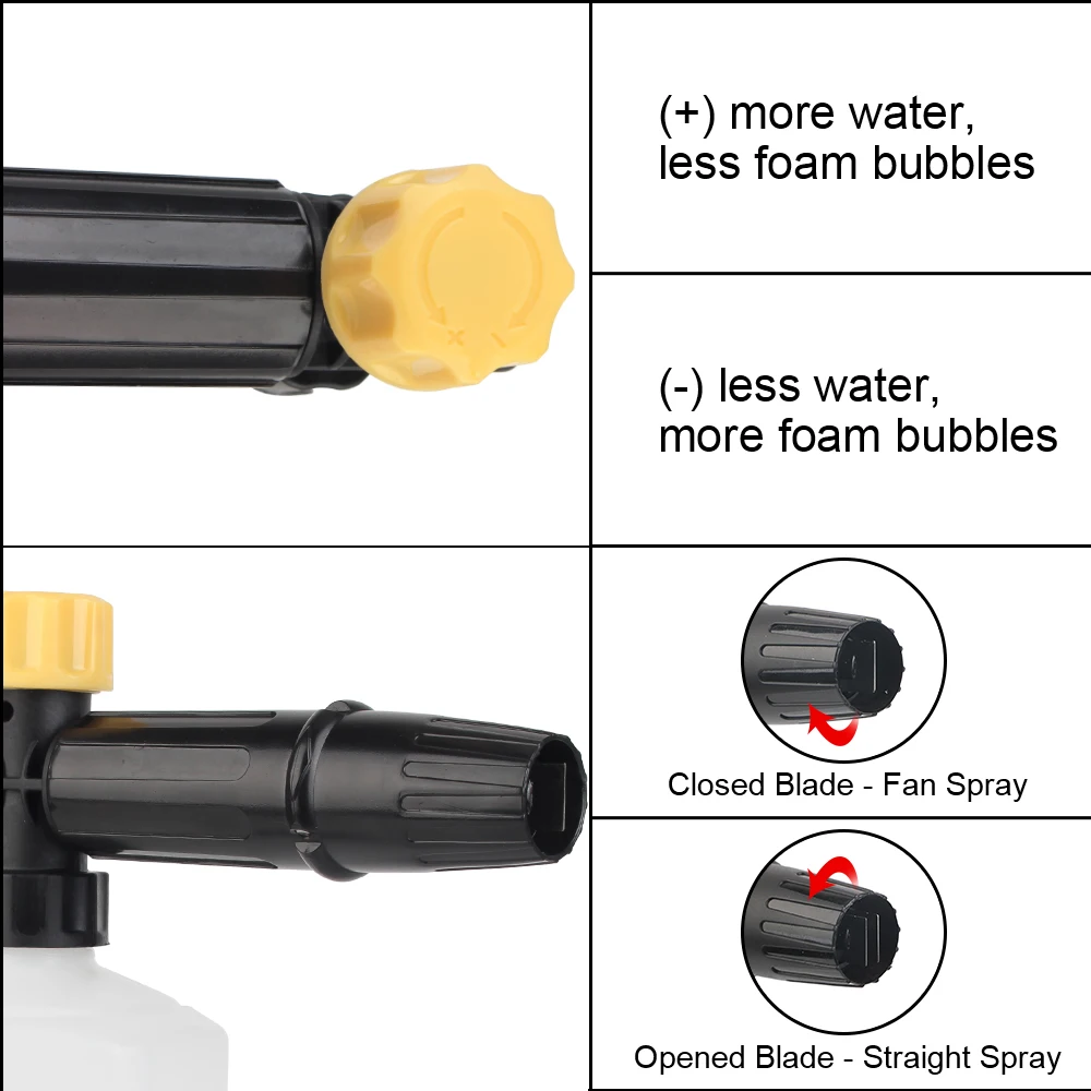 For Karcher Kranzle Interskol Elitech Huter Foam Generator High Pressure Washer Foam Lance Car Wash Water Gun Cleaning Tool