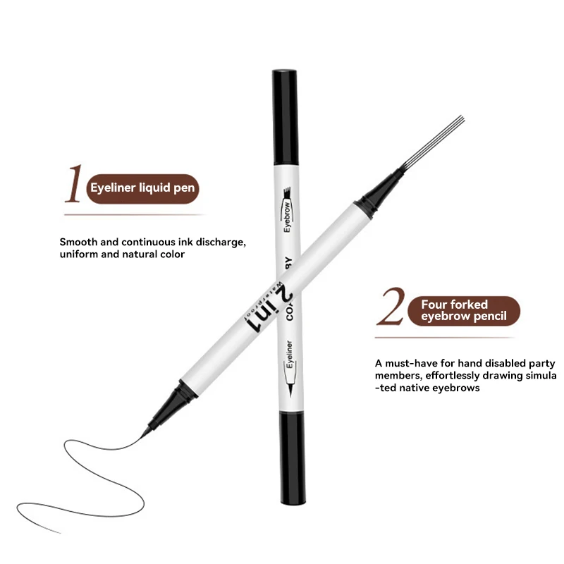 Magic Eyebrow Pen Long Lasting Waterproof Makeup Contouring Pen Fine Stroke Creates Natural Effect Women Beauty Cosmetics 2024