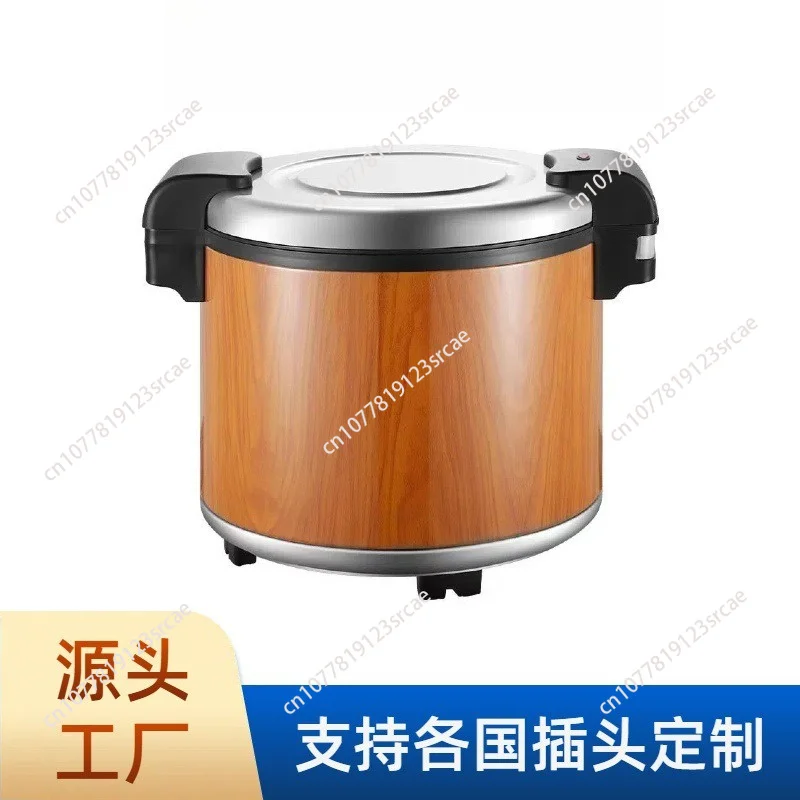 Commercial Rice Warmer Large Capacity Stainless Steel Heated Bain Marie Buffet Server for Canteen