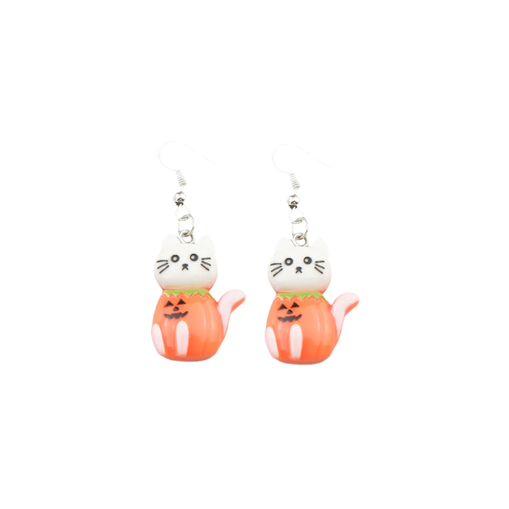 Cute Creative Halloween Set Earring For Women Resin Bag Drop Earrings Children Handmade Jewelry DIY Gifts