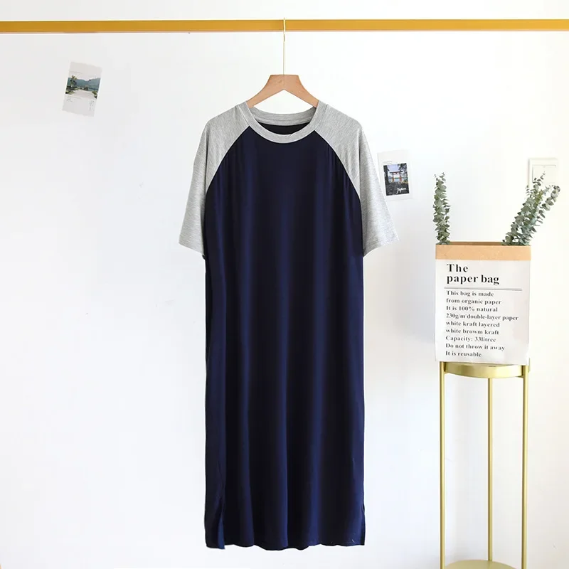 Light Grey Navy Blue