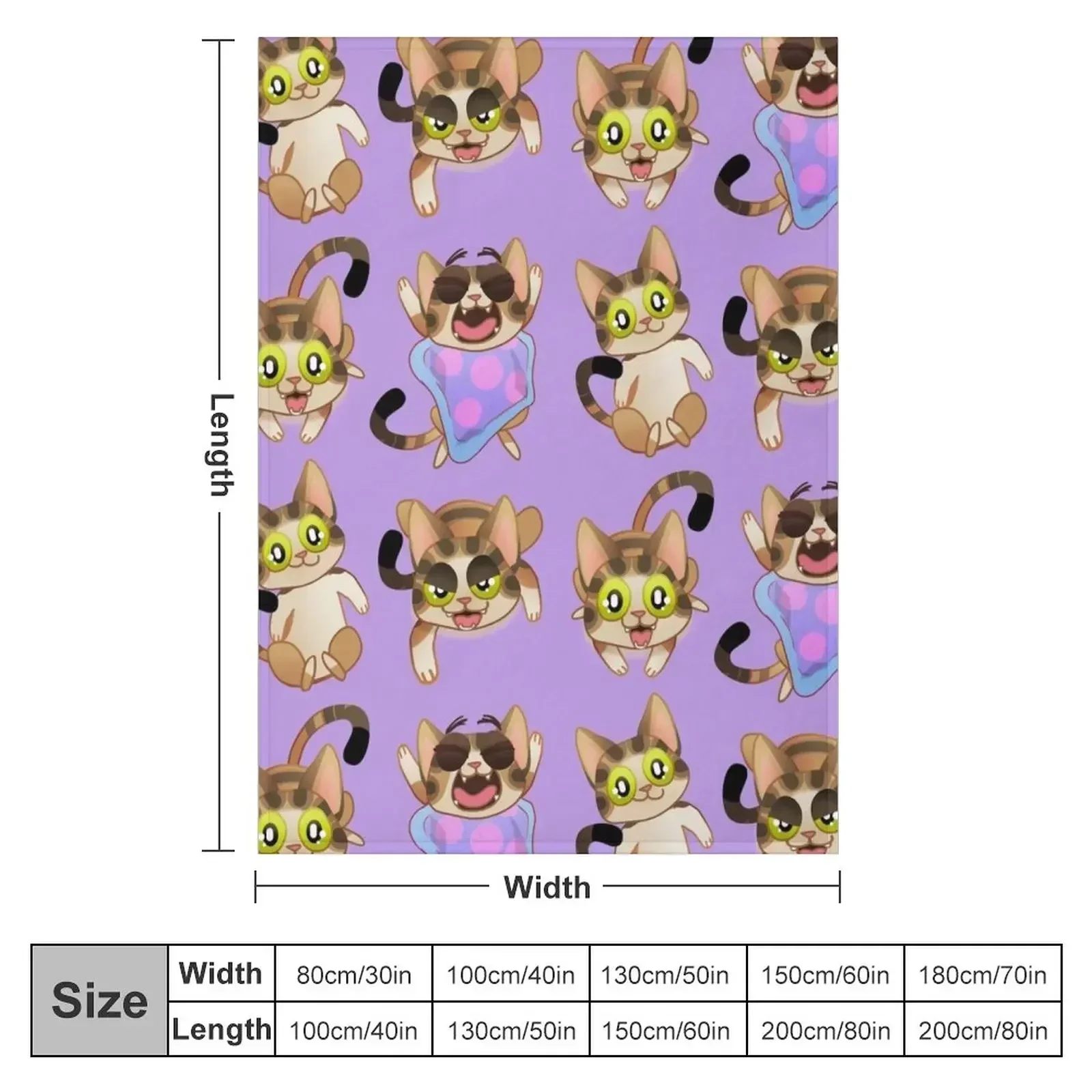 Gilbert the kitten pattern! 3 Throw Blanket Sofas Giant Sofa Moving Blankets