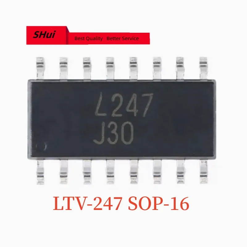 10PCS~50PCS LTV-247 L247 SOP-16 Transistor output photoelectric coupler chip