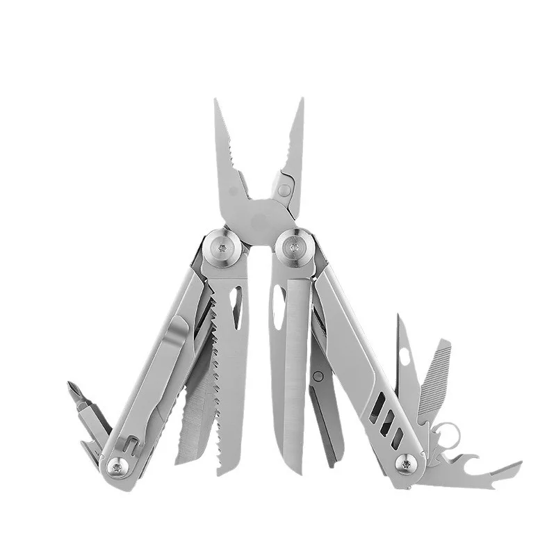 Imagem -06 - Titanium Alloy Handle Multi-tools Clamp Faca Dobrável Tesoura Combinação Edc Alicate 18 em ao ar Livre