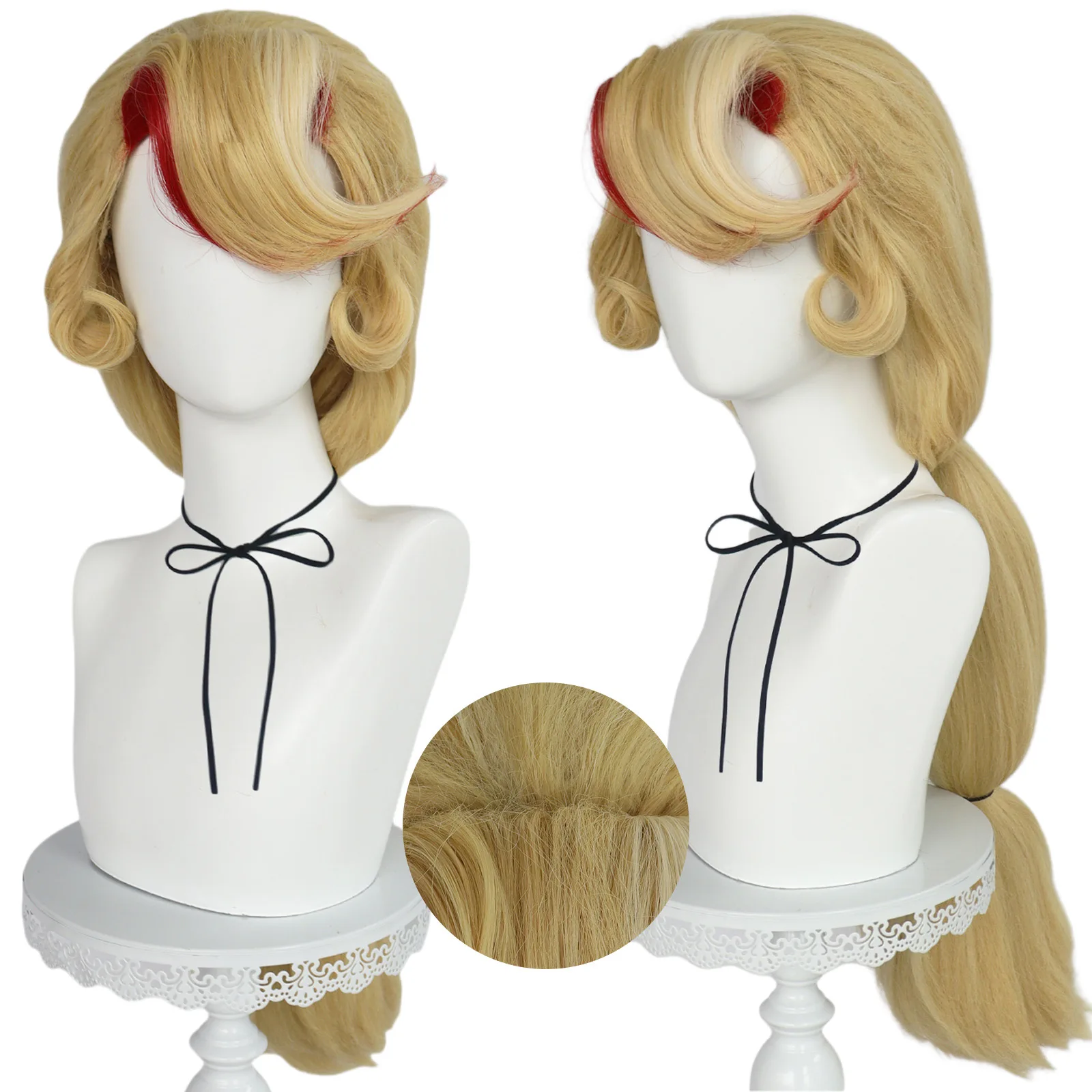 

Anime Hotel Charlie Momningstar Cosplay Wig Women Long Hair Heat Resistant Halloween Carnival Party Prop