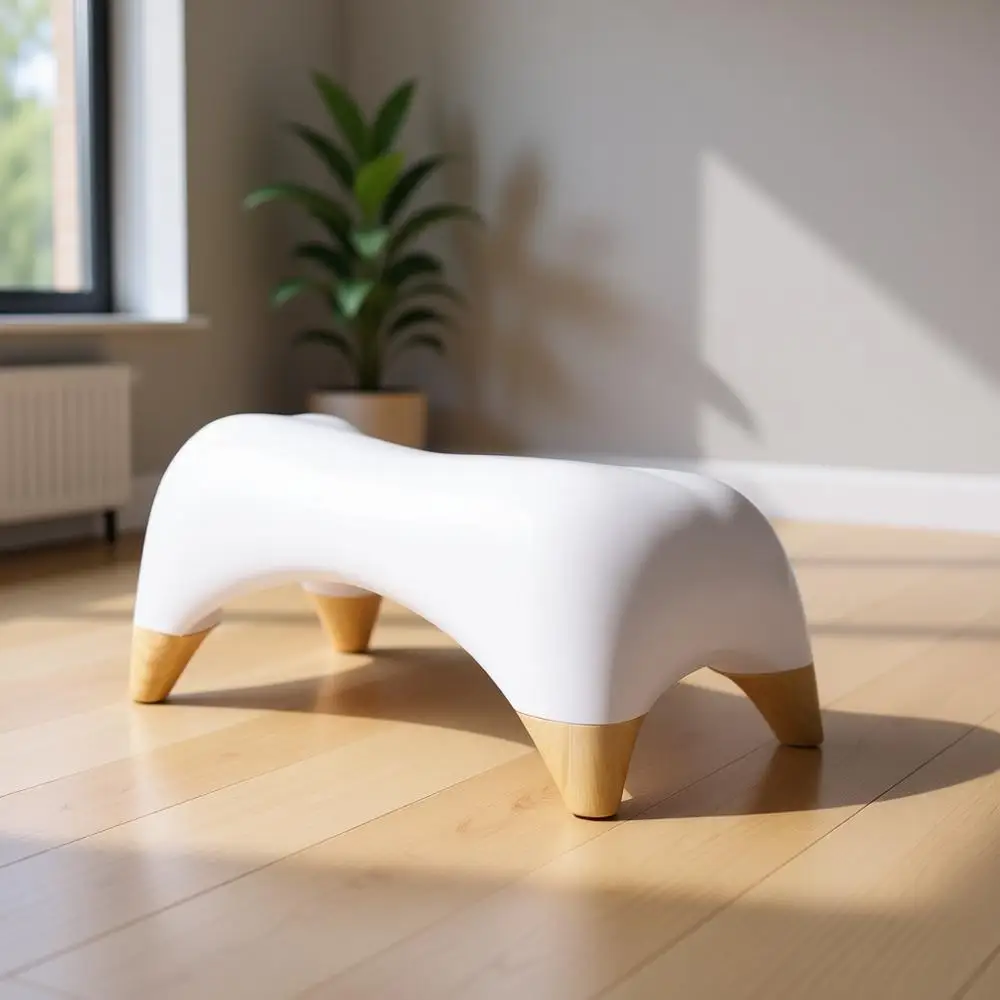 

Эргономичный табурет для унитаза: улучшенное перистальтическое действие и комфортное сидение (7.5 дюймов, белый/бамбук)