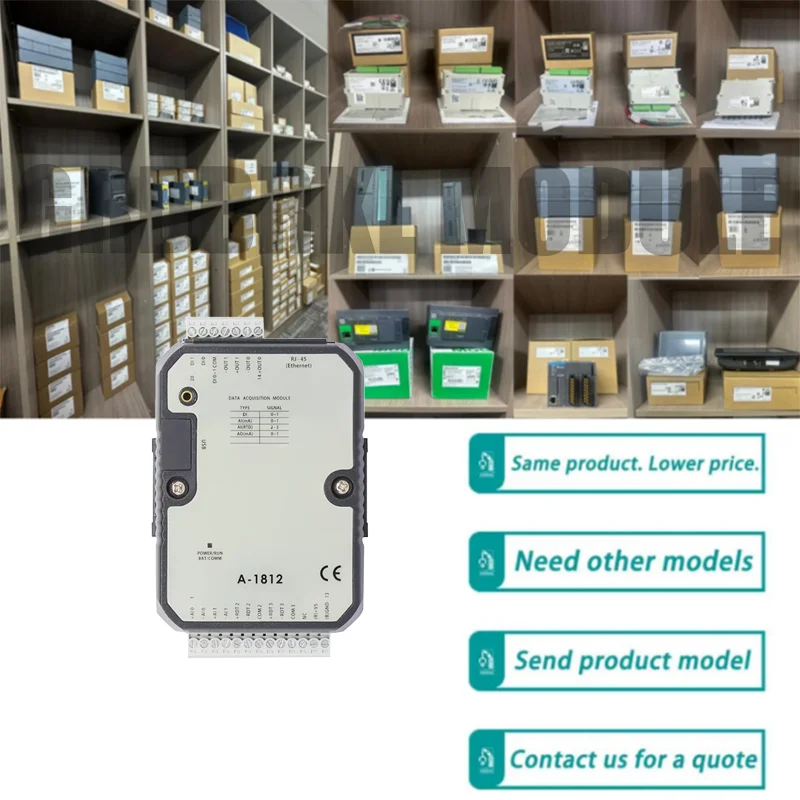 

Новый A-1812 2DI4AI2AO 0/4-20 мА Вход PT100 Прямое соединение