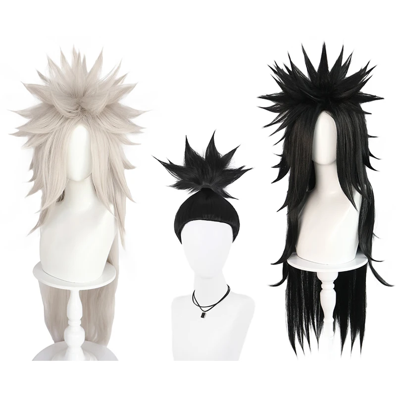 

Japanese Anime Uchiha Madara Jiraiya Nara Shikamaru Cosplay Synthetic Hair Unisex Daily Party RolePlay Fluffy Heat-Resistant Wig