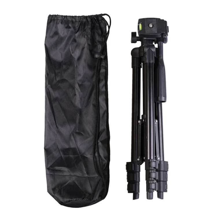910 Portable Aluminum Tripod, 130cm Retractable Multi-Function DSLR Photography Bracket