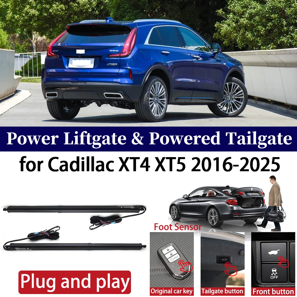 

ZhuCamX for Cadillac XT4 XT5 2016-2025 Car Auto Power Electric Tailgate Liftgate Lift Trunk Closer System Boot Lift Motor Kit