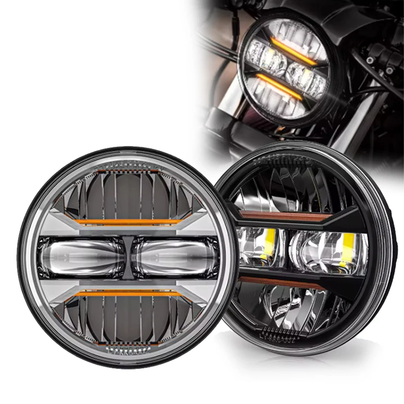 

5.75Inch LED Headlights Motorcycle 5.75 Inch Headlight Projector For Harley Davidson Sportster Dyna XL883C 1200C FXD Headlamp FX