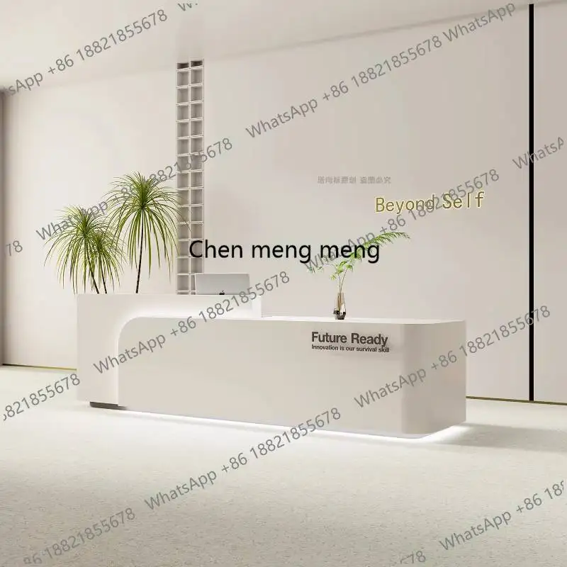 

Luxury Clinic Reception Counter Beauty Modern Cosmetic Shop Reception Counter Clothing Shop Toonbank Receptie Toonbank Furniture