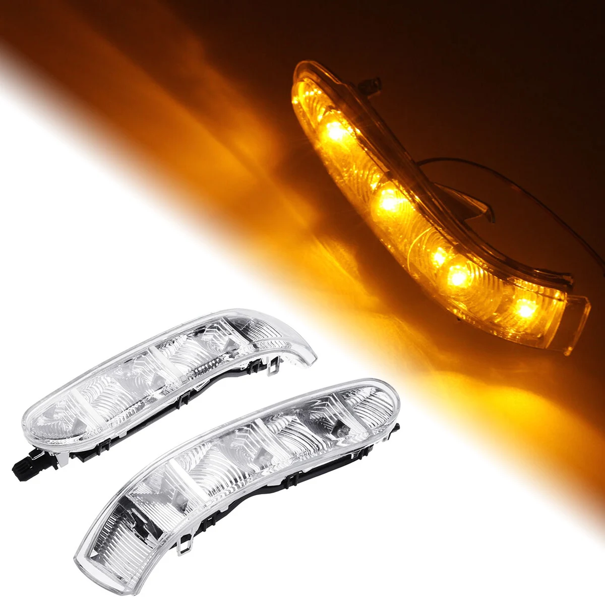 Side Mirror Light LED Indicator Turn Signal Lamp For Mercedes-Benz CL / S Class W220 W215 2003 2004 2005 2006