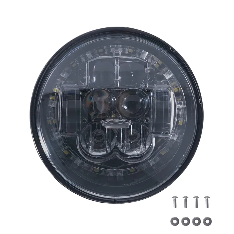 High brightness LED drl headlight headlamp with Hi/Lo beam for Vespa Primavera motorcycle headlights